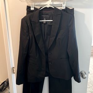 Banana Republic 2 piece black suit